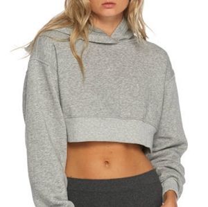 Free People Crop Hoodie